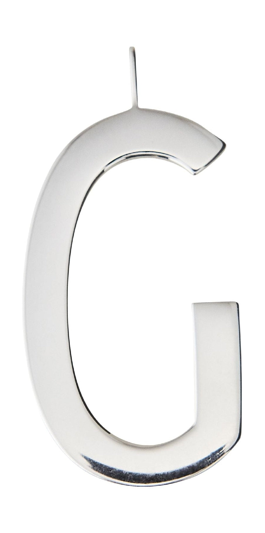 Design Letters Brev för initialt halsband 30 mm silver, g