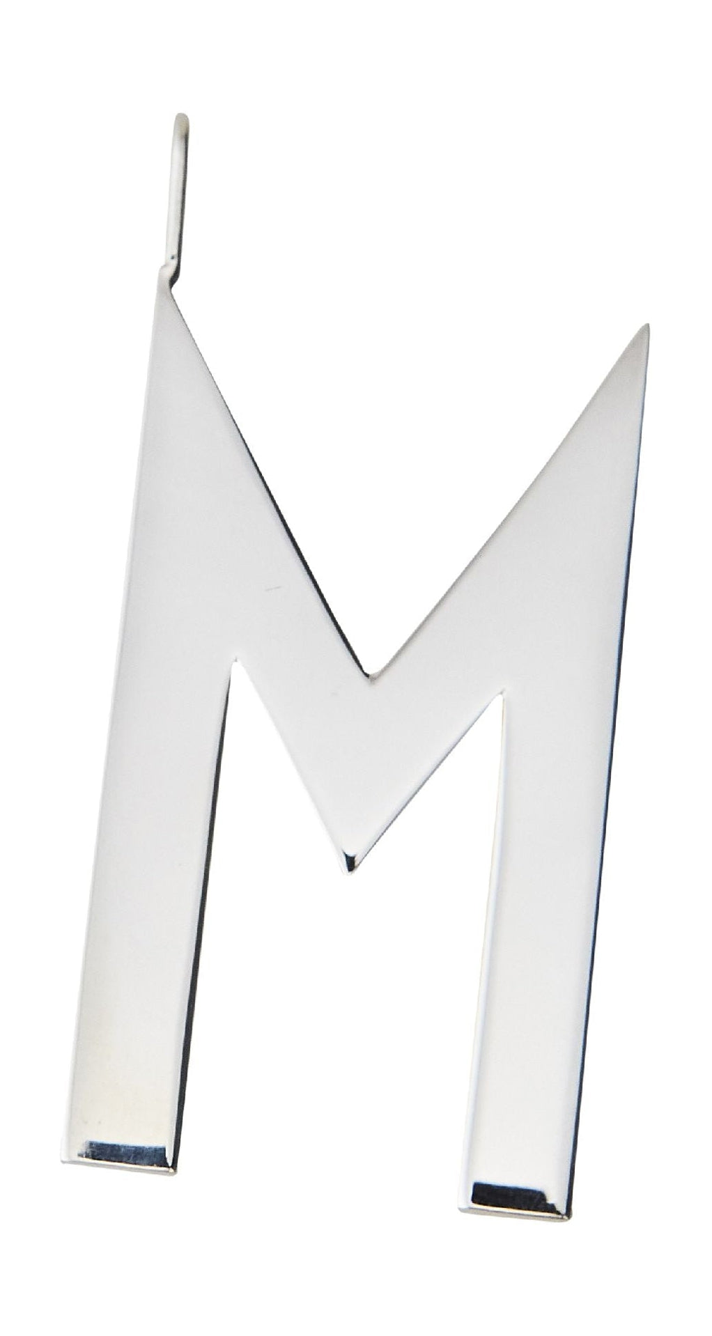 Design Letters Brev för initialt halsband 30 mm silver, m