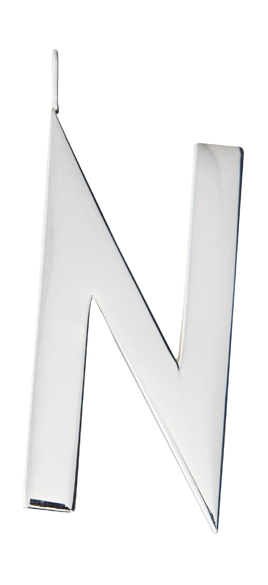Design Letters Brev för initialt halsband 30 mm silver, n