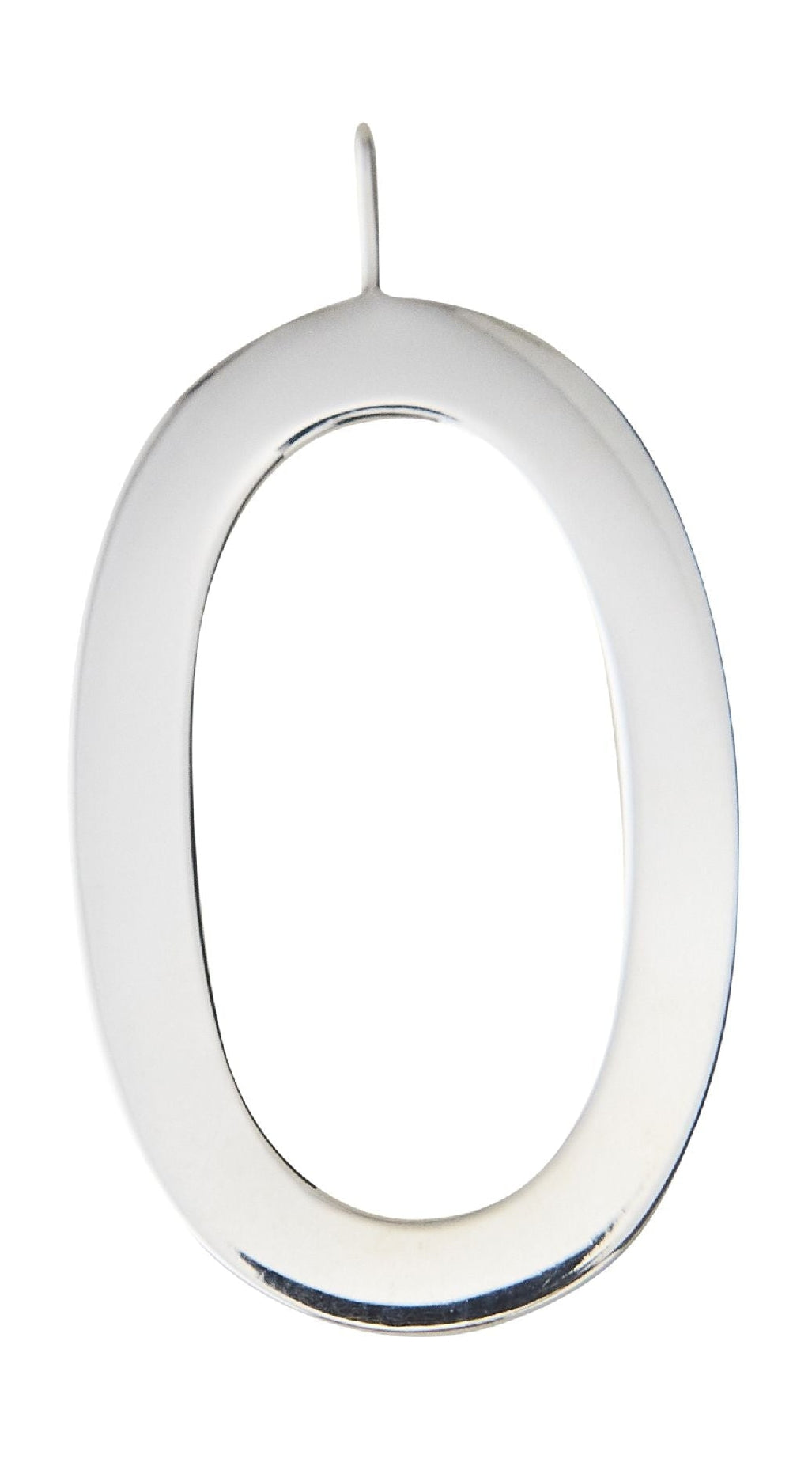 Design Letters Bokstav för initialt halsband 30 mm silver, o