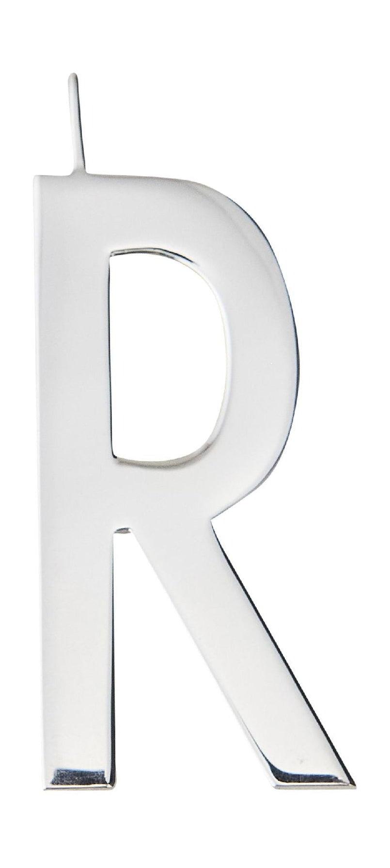 Design Letters Brev för initialt halsband 30 mm silver, r
