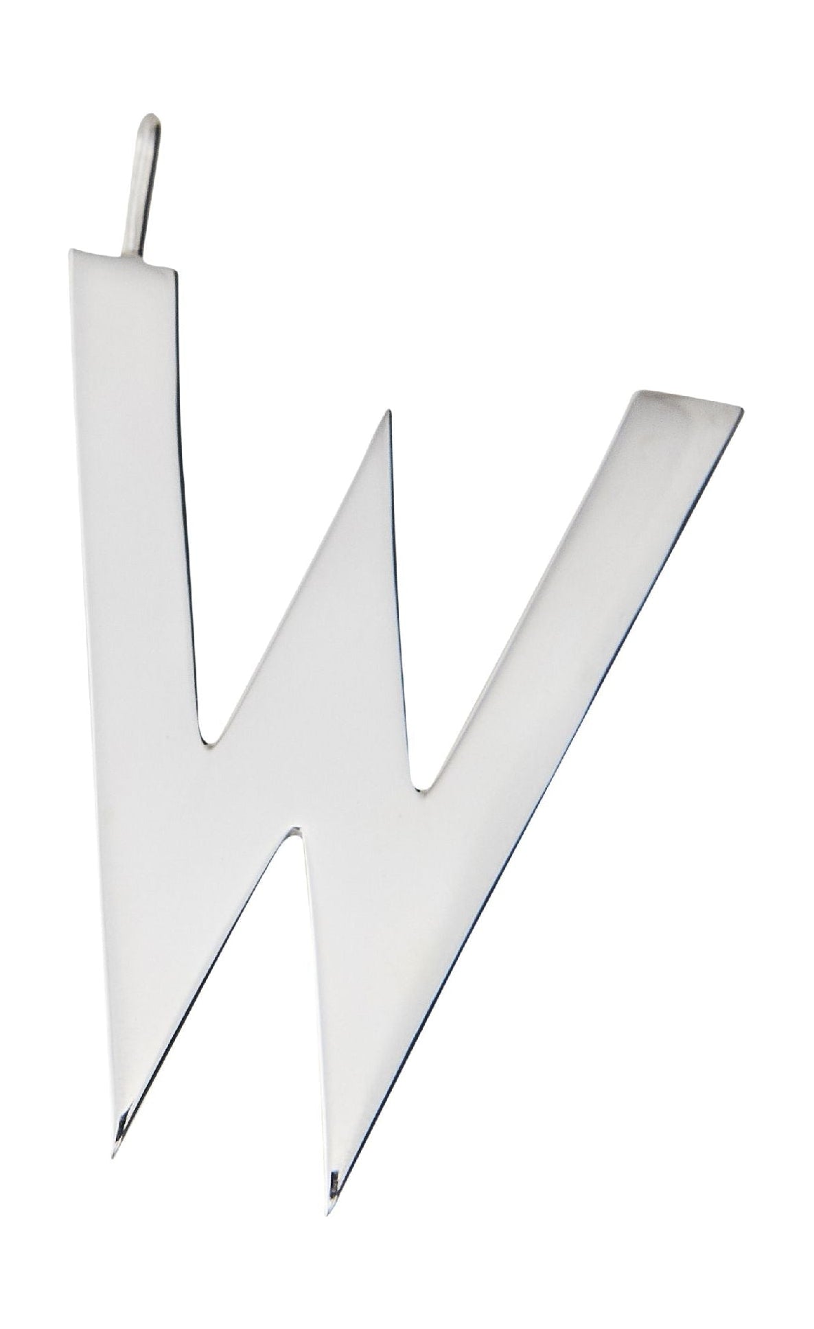 Design Letters Brev för initialt halsband 30 mm silver, w