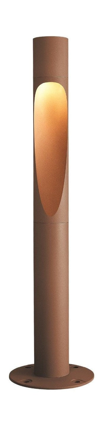 Louis Poulsen Flindt Bollard Class II LED 4000K 12W Dali 110 Cm, Corten