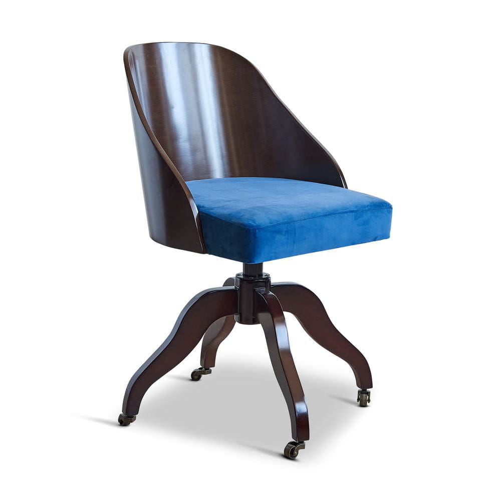 Authentic Models Shell Desk Chair, Blå