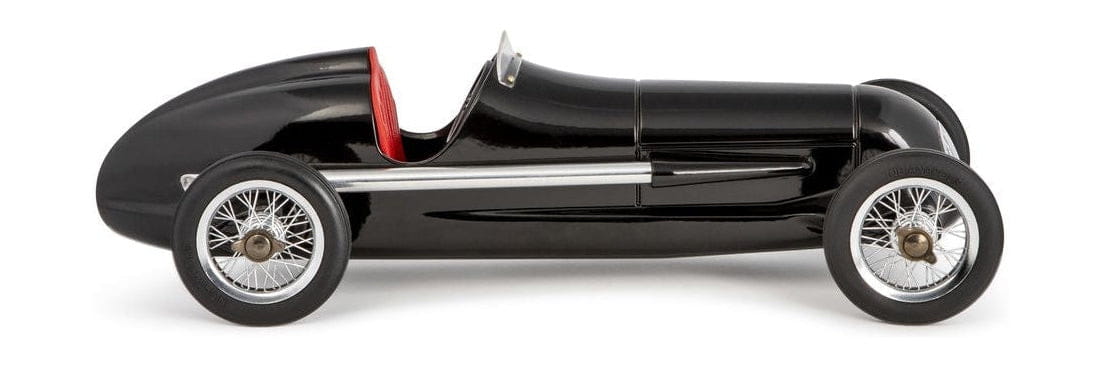 Authentic Models Silberpfeil Sort Modelbil, Rødt Sæde