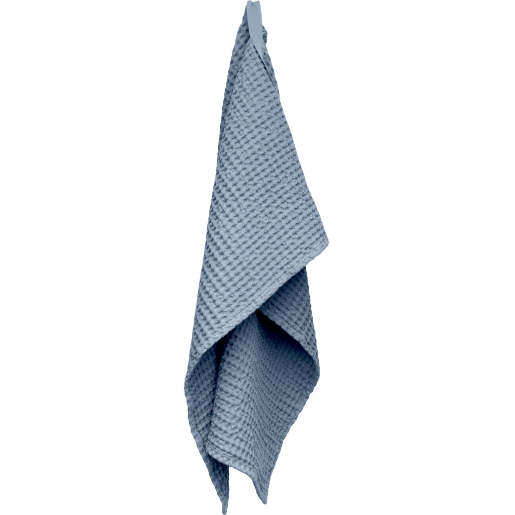 Det organiske firma store vaffel stort håndklæde, grå blå