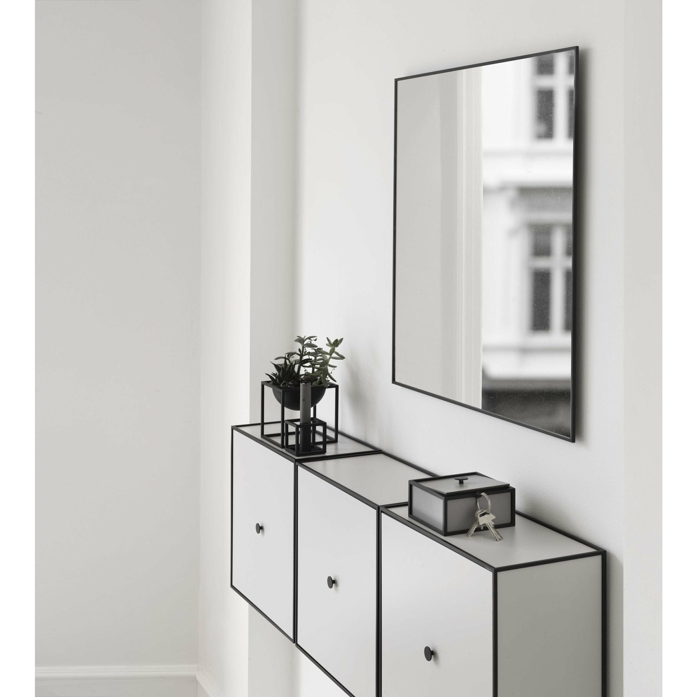 Audo Copenhagen Se spegel svart, 70 cm