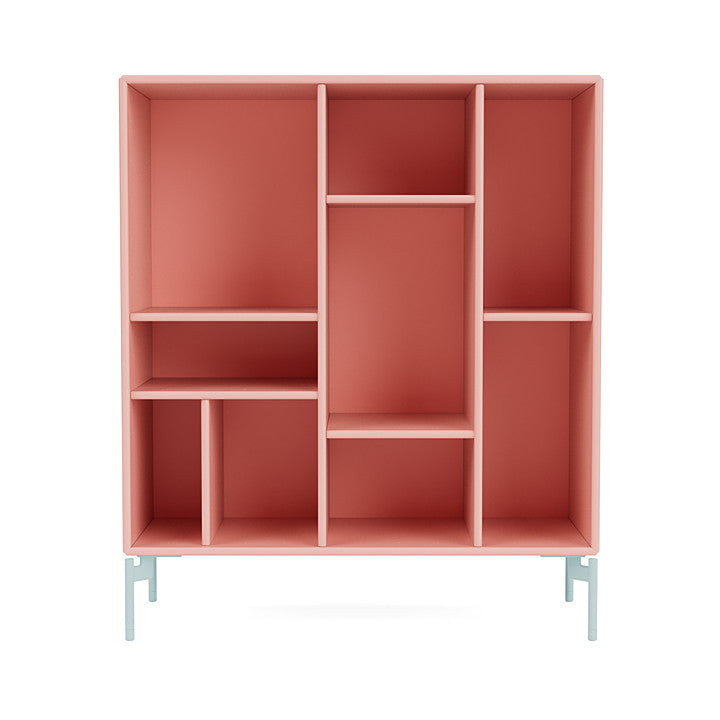 Montana Compile Decorative Shelf With Legs, Ruby/Flint
