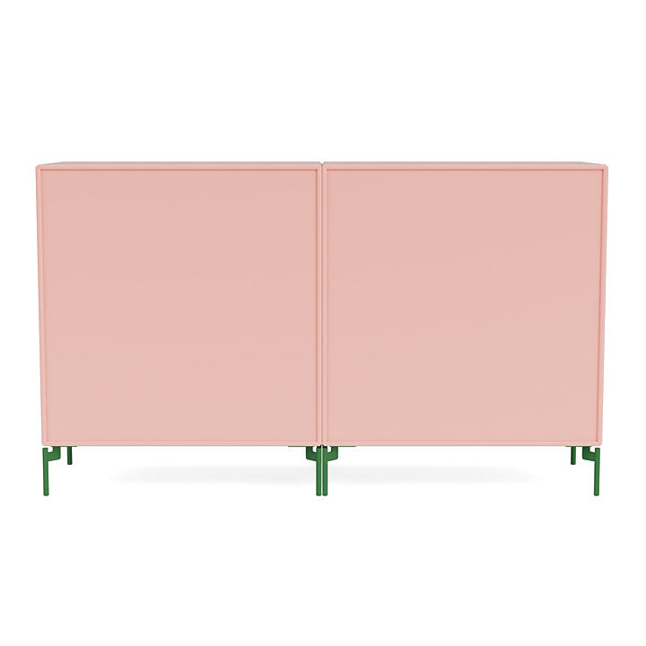Montana Couple Sideboard With Legs, Ruby/Parsley