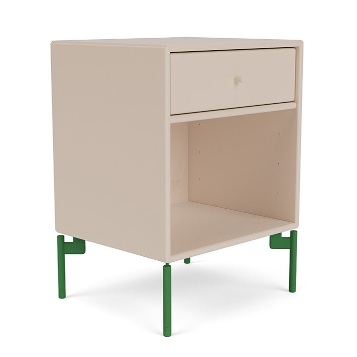 Montana Dream Nightstand With Legs, Clay/Parsley