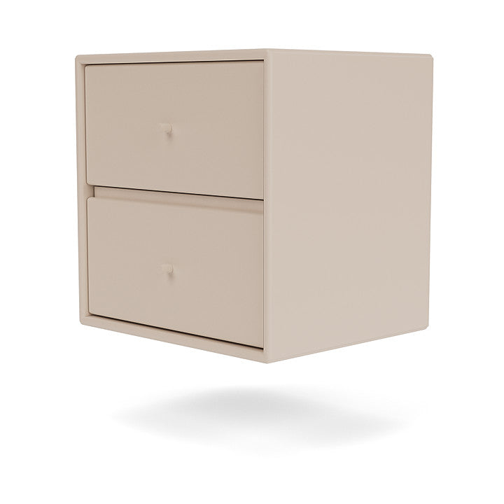 Montana Drift Drawer Module With Suspension Rail, Clay