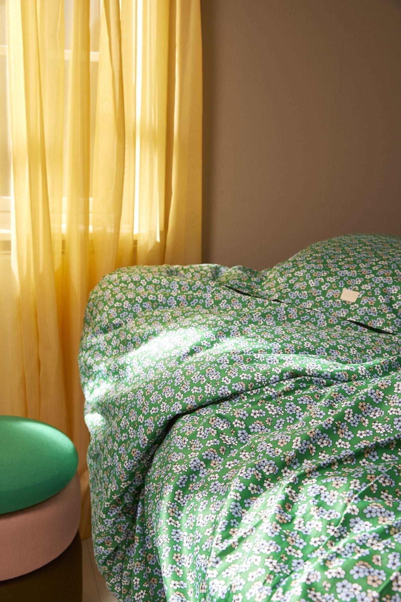 JUNA Behagligt sängkläder 200x220 cm, grönt