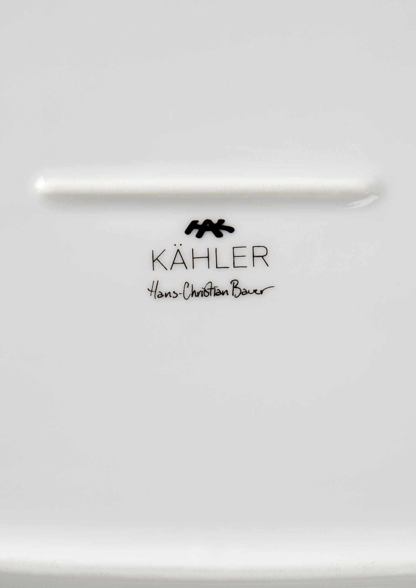 Kähler Hammershøi oval serveringsrätt 40x22,5 cm, vit