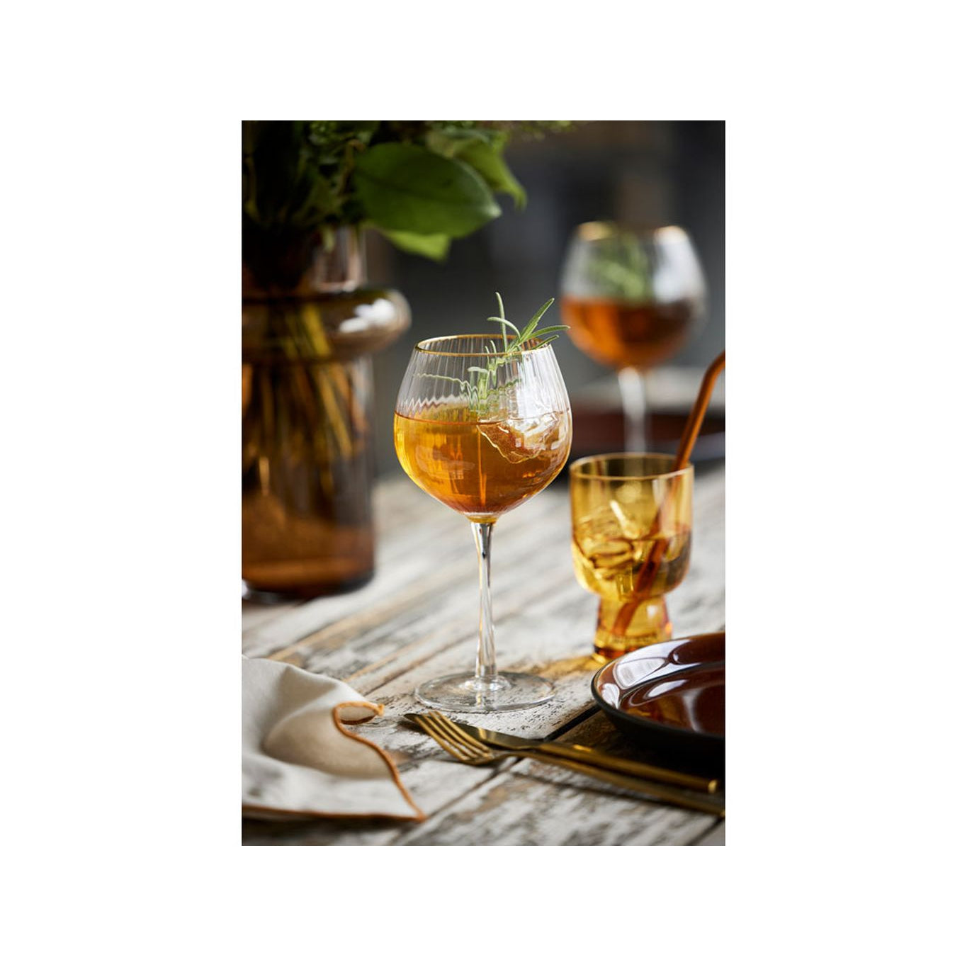Lyngby Glas Palermo Gold Gin & Tonic-Glas 65 Cl, 4 Stk.