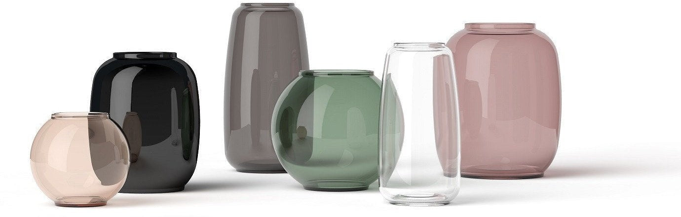 Lyngby Porcelæn Vase Form 130/3 Klar Glas, 22 cm-Vaser-Lyngby Porcelæn-5711507312095-201408-LYN-EXPIRED-Allbuy