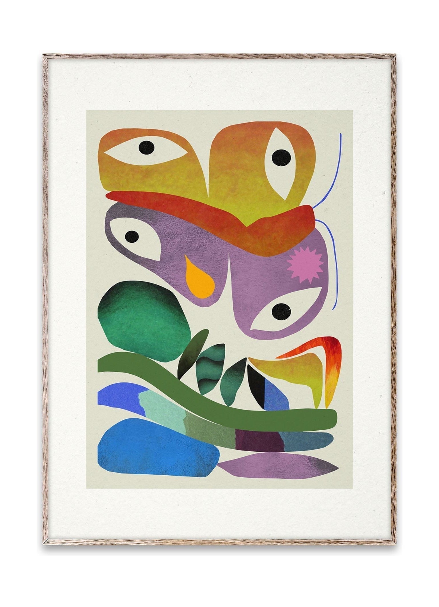Paper Collective Butterfly Eyes Poster, 30x40 cm