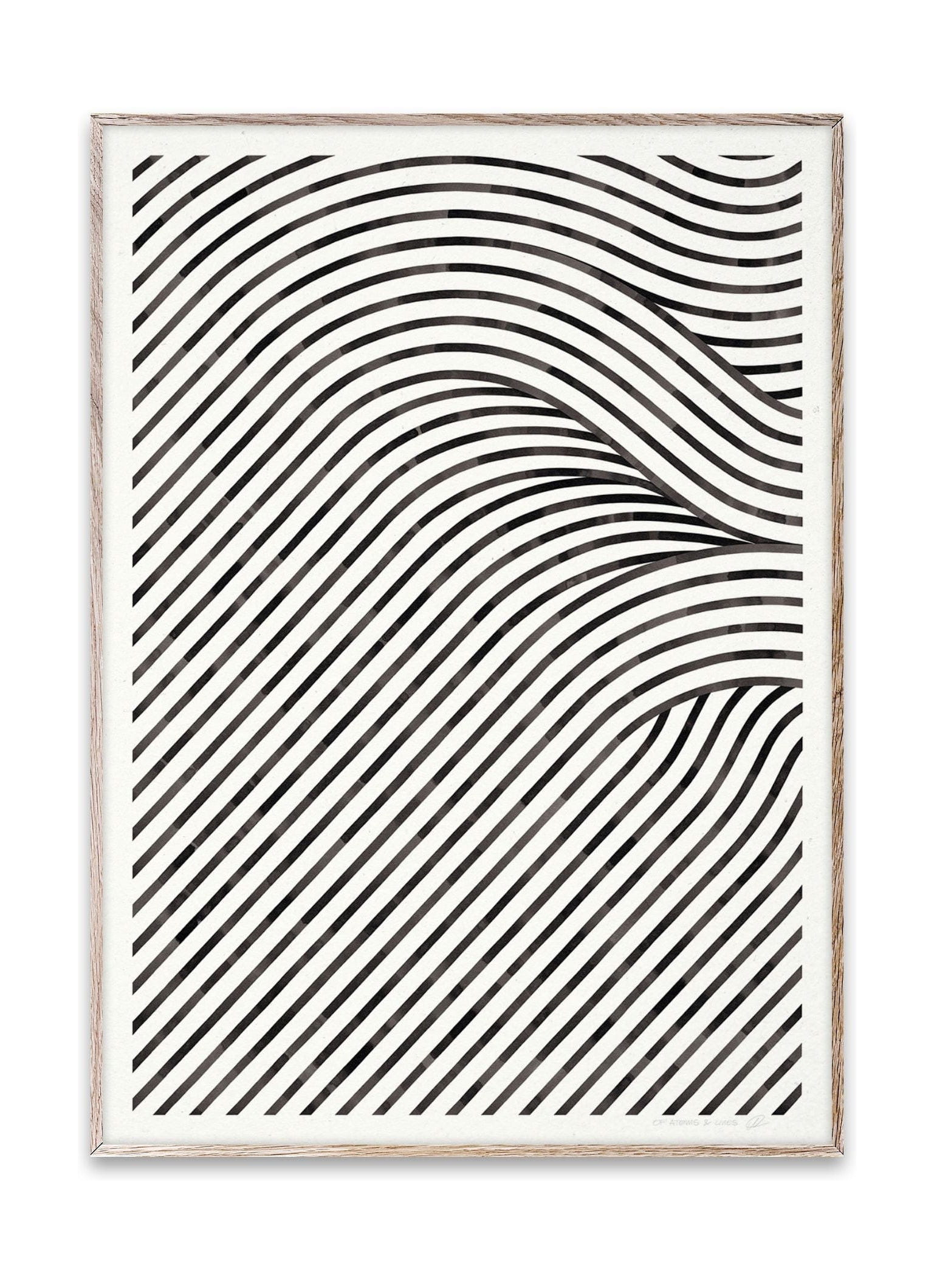 Paper Collective Quantum Fields 02 Plakat, 70X100 Cm