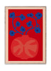 Paper Collective Den röda vasaffischen, 50x70 cm