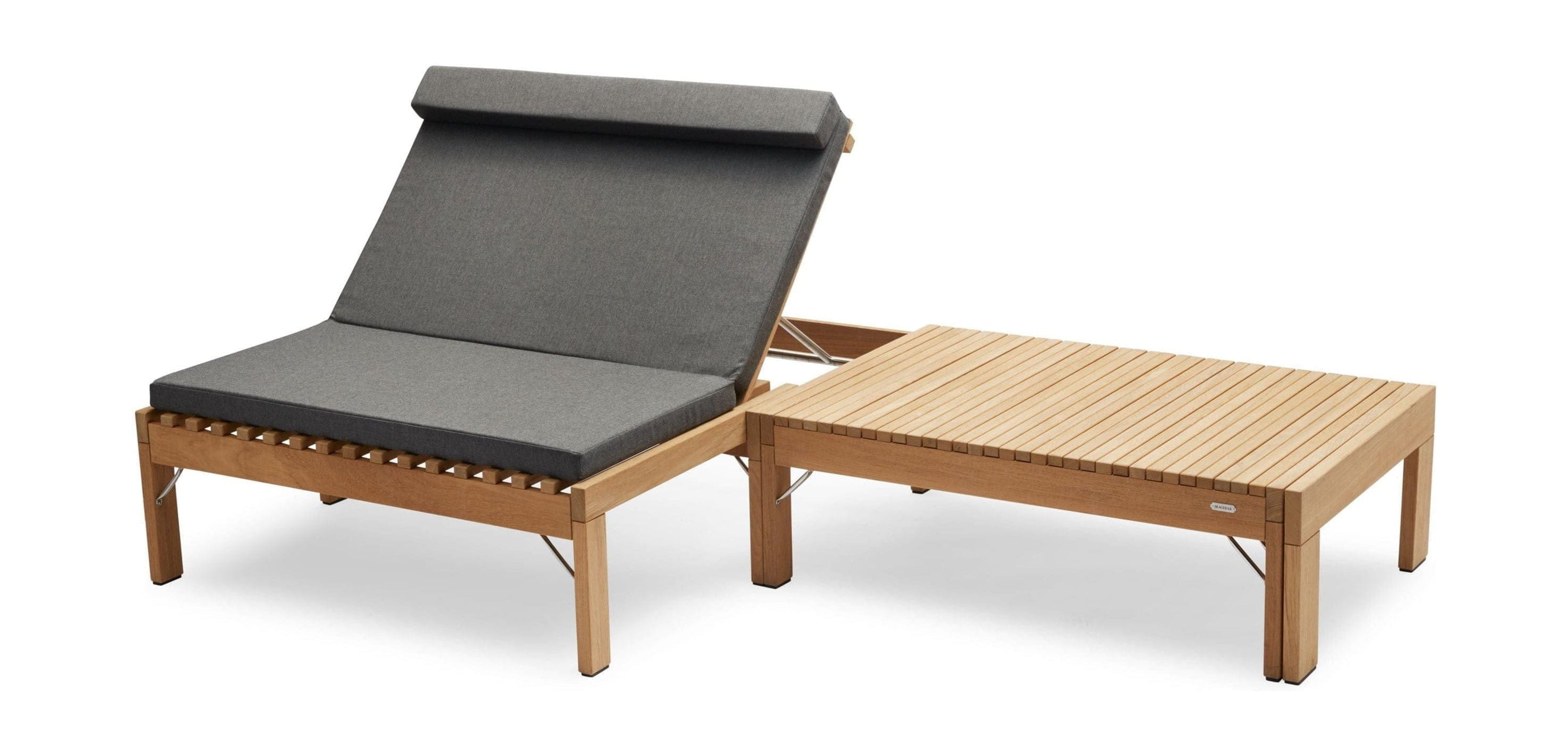 Skagerak Riviera Cushion to Lounge Chair, Charcoal