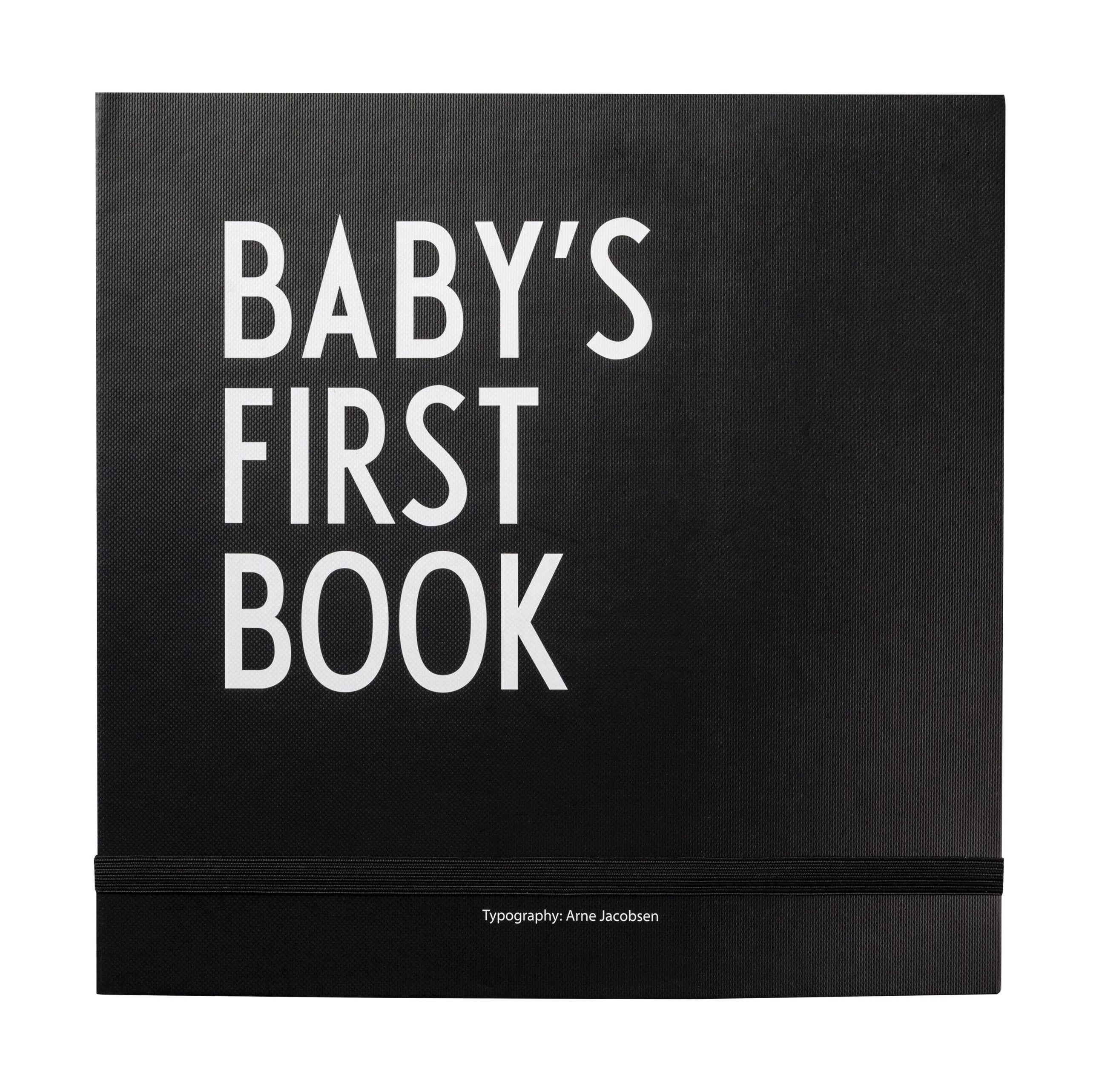 Design Letters Babys första bok, Black